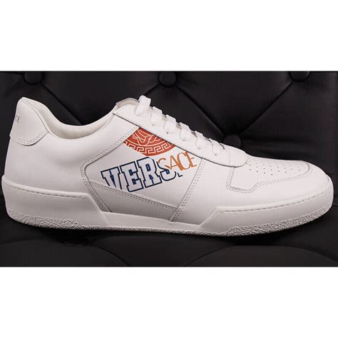 versace white tennis shoes|versace tennis shoes for men.